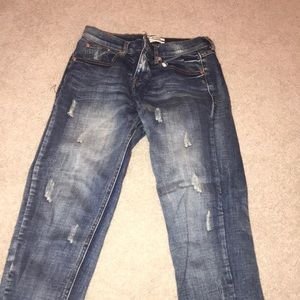 One Teaspoon distressed boyfriend jeans